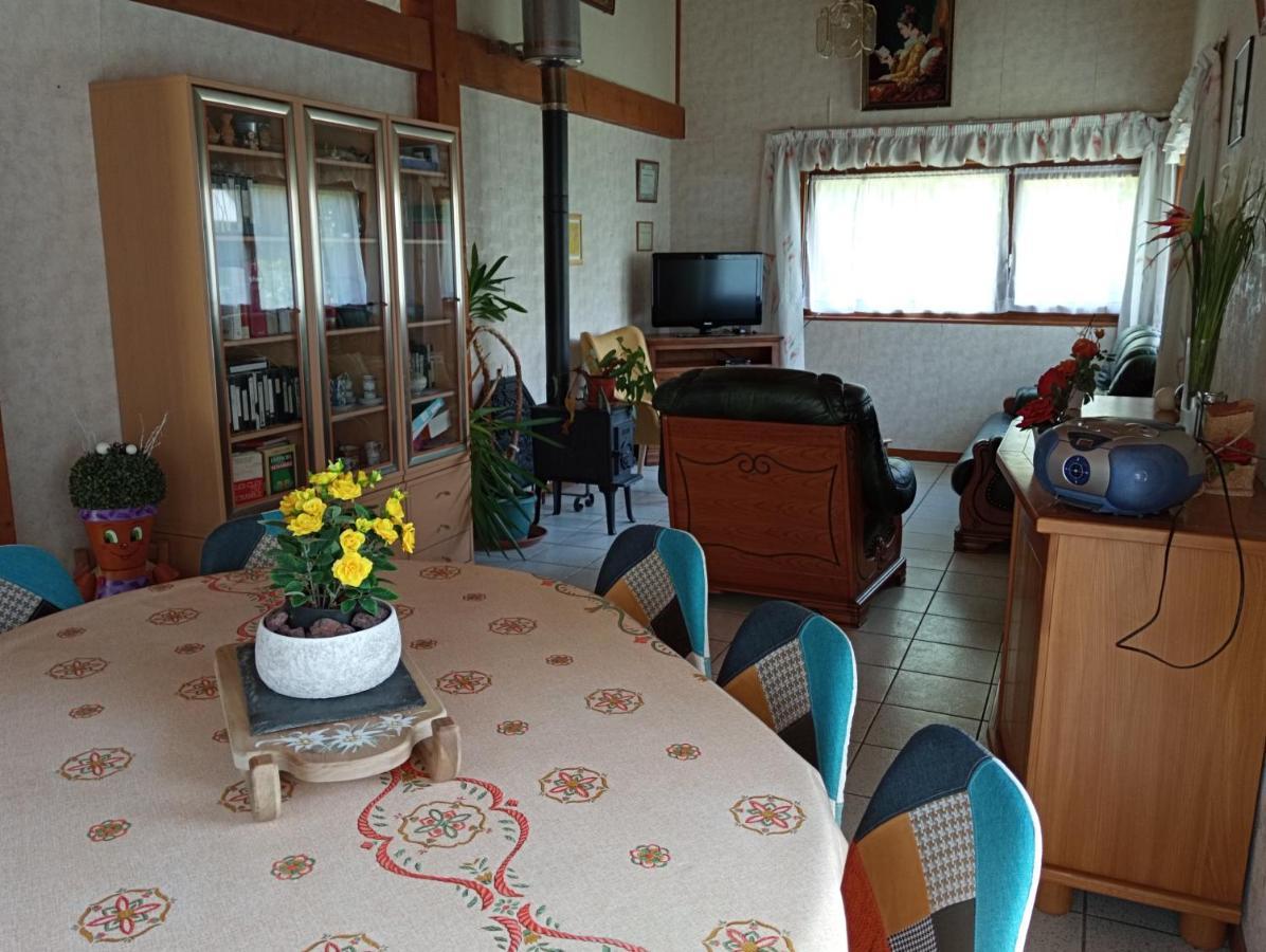 Villa Chez Mémé Cour à Bellevaux Extérieur photo